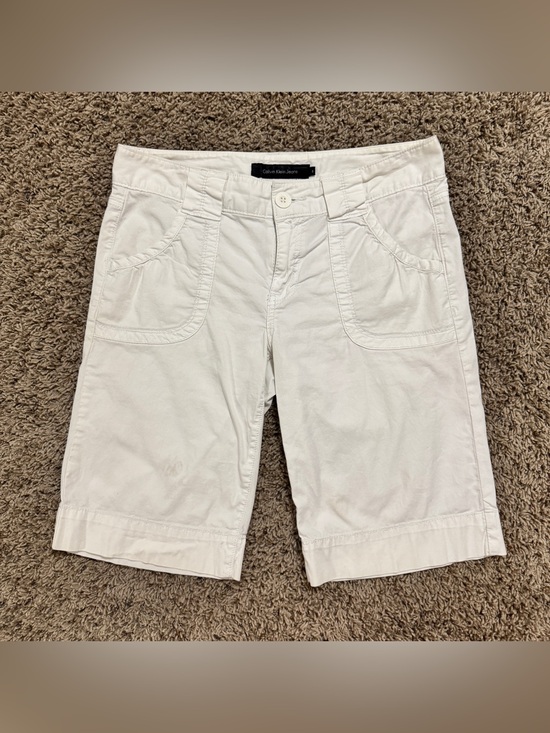 Calvin Klein Jeans Pants - Y2K Low Rise White Calvin Klein Shorts